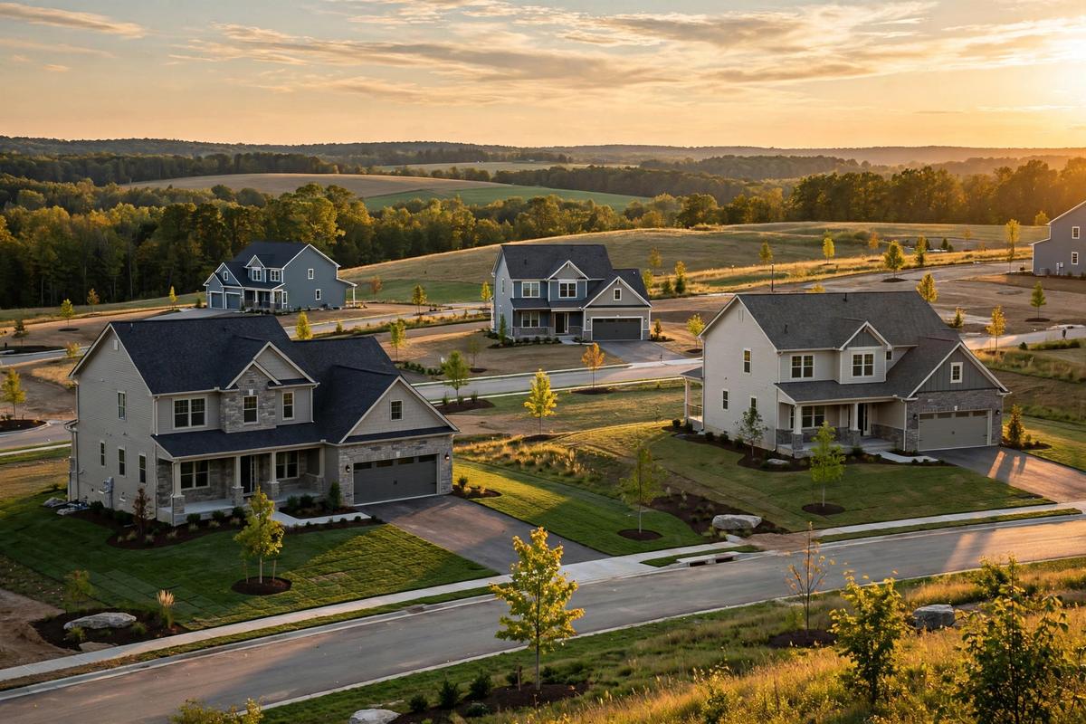 Newer homes on large lots in West Donegal Township near Elizabethtown